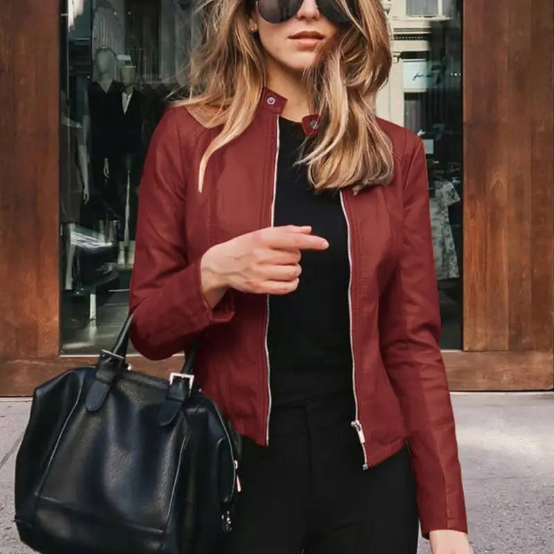 HARRIET | Veste en Cuir Élégante pour Femmes