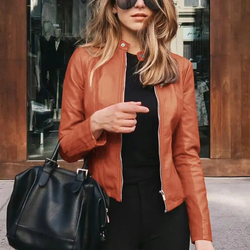 HARRIET | Veste en Cuir Élégante pour Femmes