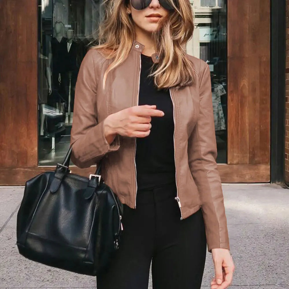 HARRIET | Veste en Cuir Élégante pour Femmes