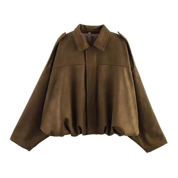 Veste Diana – Bomber Oversize Vert Olive