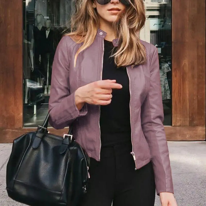 HARRIET | Veste en Cuir Élégante pour Femmes
