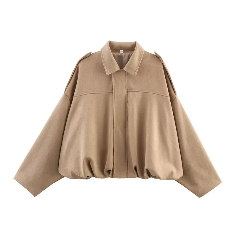 Veste Diana – Bomber Oversize Vert Olive