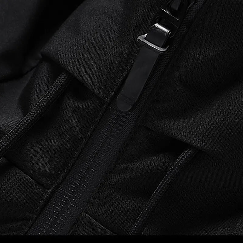 Allan Veste Homme Hiver – Chaude, Épaisse avec Capuche &amp; Fermeture Éclair Pratique