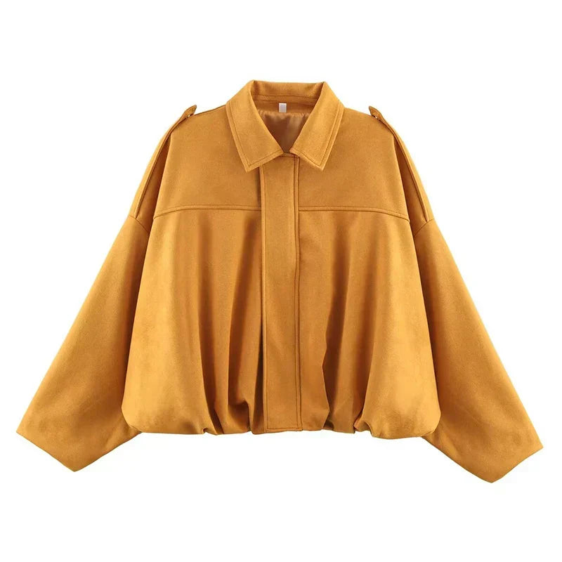 Veste Diana – Bomber Oversize Vert Olive