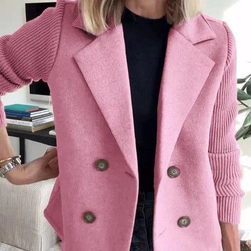 Amora™ | Blazer élégant avec des manches en tricot
