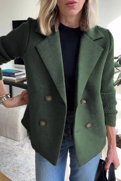 Amora™ | Blazer élégant avec des manches en tricot
