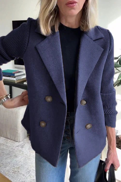 Amora™ | Blazer élégant avec des manches en tricot