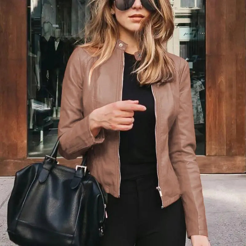HARRIET | Veste en Cuir Élégante pour Femmes