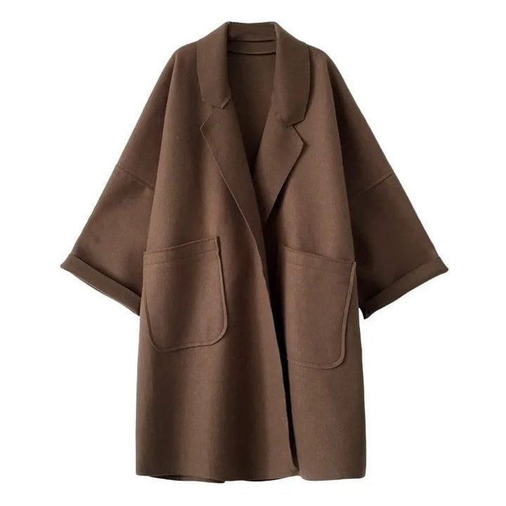 MAURA | Manteau Trench en Mélange de Laine Oversize