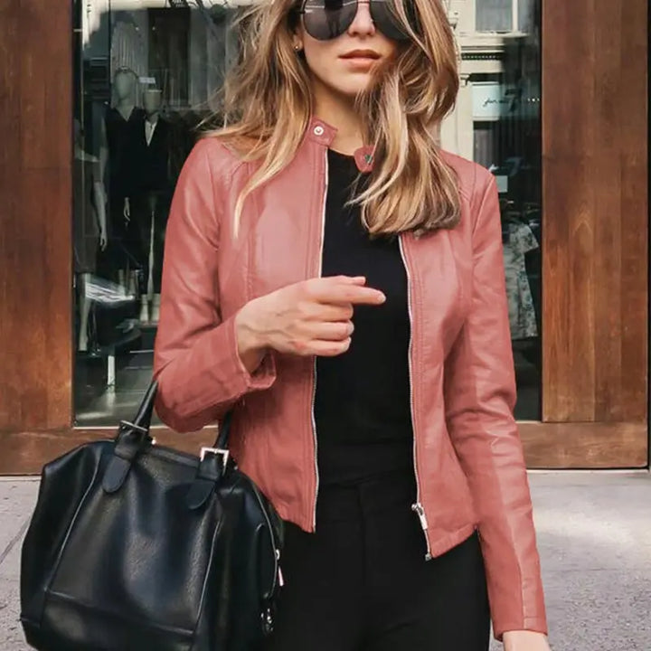 HARRIET | Veste en Cuir Élégante pour Femmes