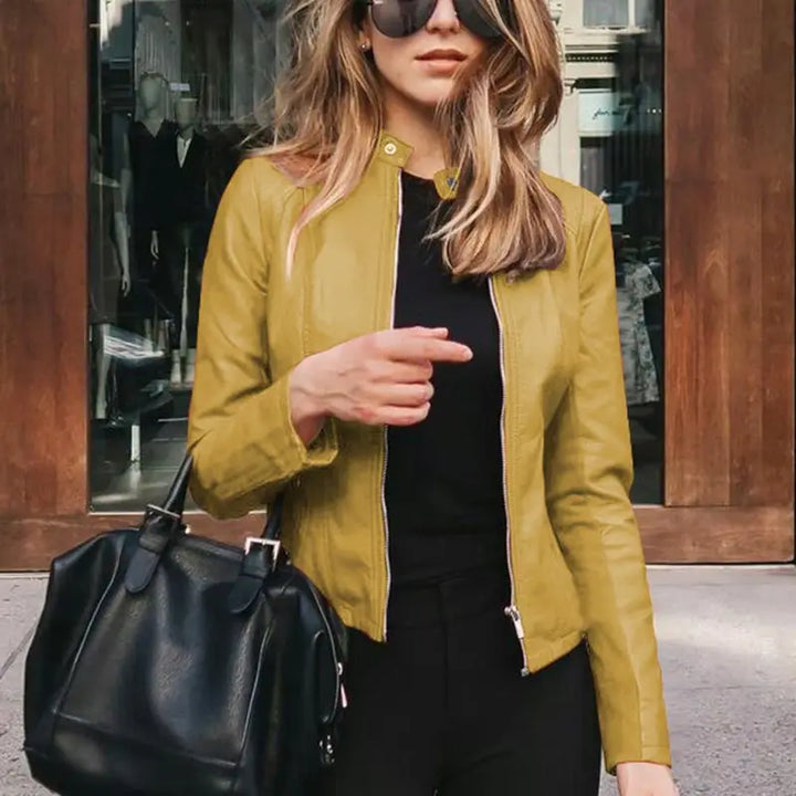 HARRIET | Veste en Cuir Élégante pour Femmes