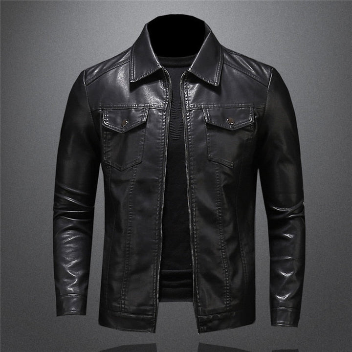 Robert Veste Homme en Cuir Premium – Style Intemporel, Résistant &amp; Élégant