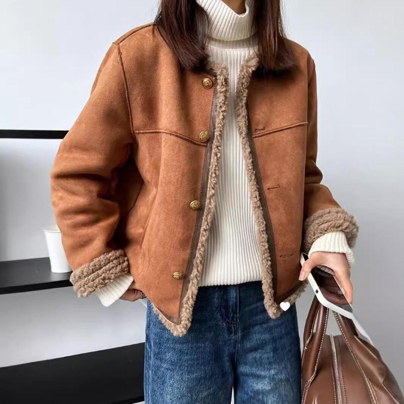 Aspen™ - Veste en Suède de Style Vintage