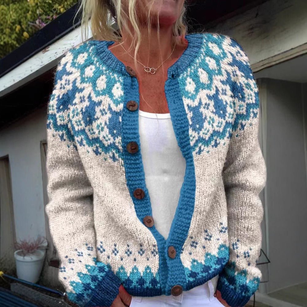 Eva | Cardigan Vintage Islandais