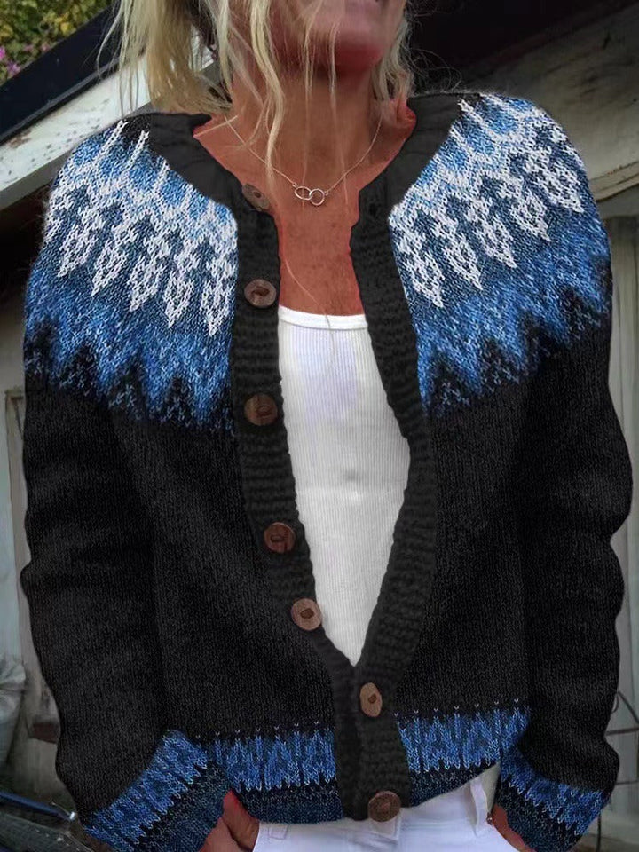 Givanna | Cardigan Vintage Islandais