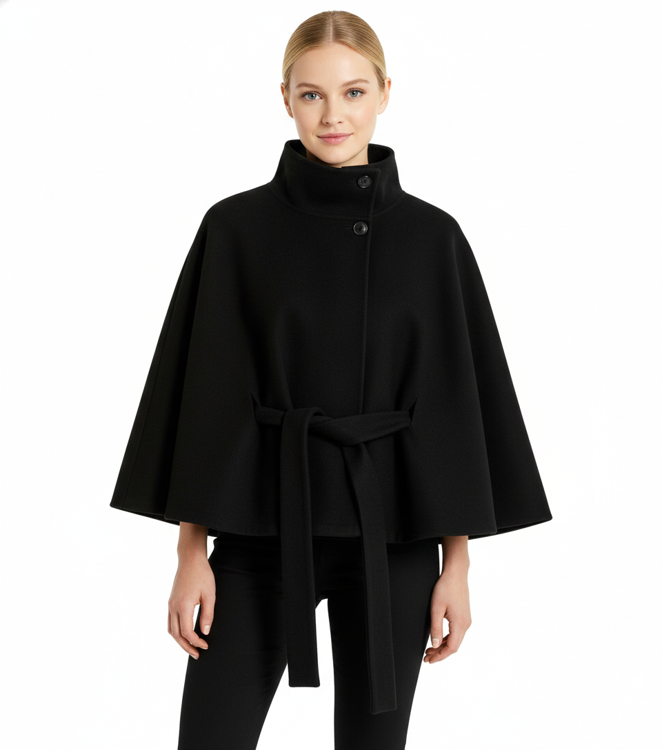 Manteau Femme Hiver à Col Élégant – Manteau Chaud Chic Coupe Féminine, Style Intemporel