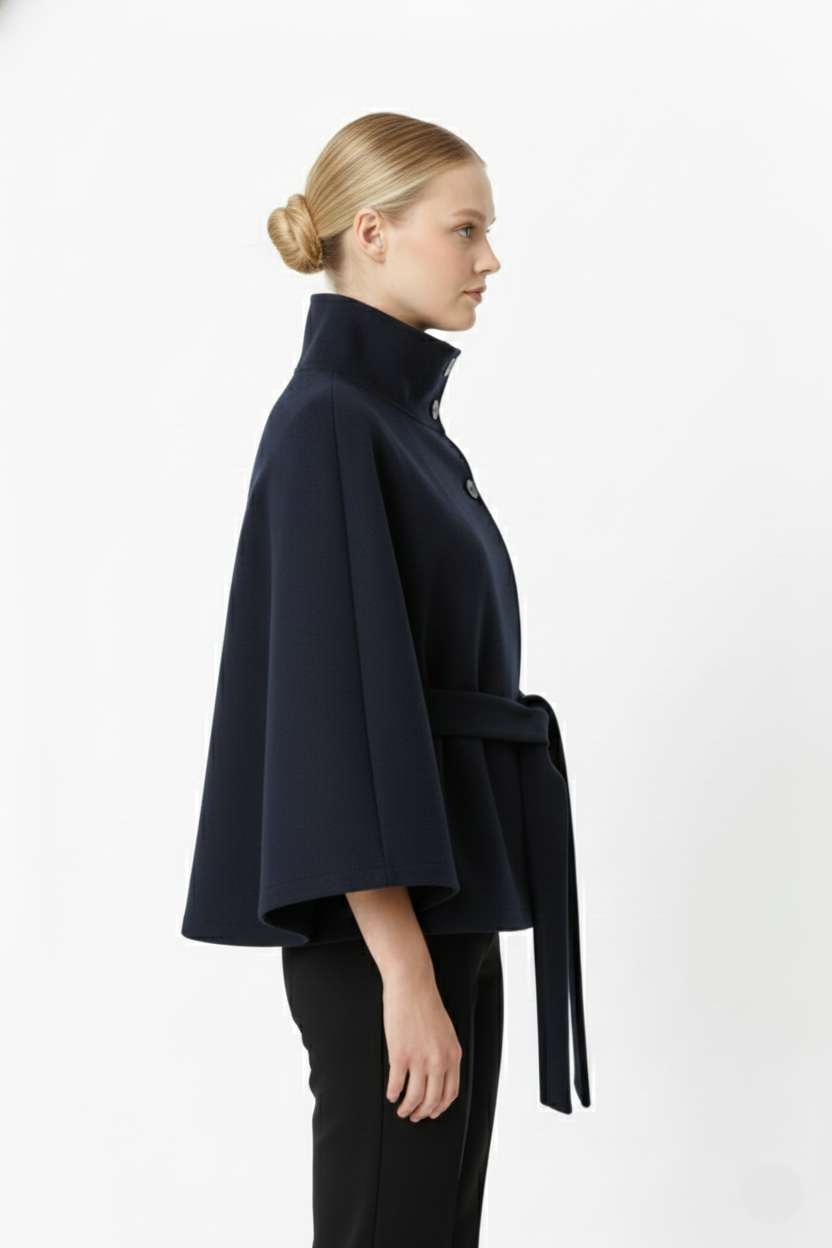 Manteau Femme Hiver à Col Élégant – Manteau Chaud Chic Coupe Féminine, Style Intemporel