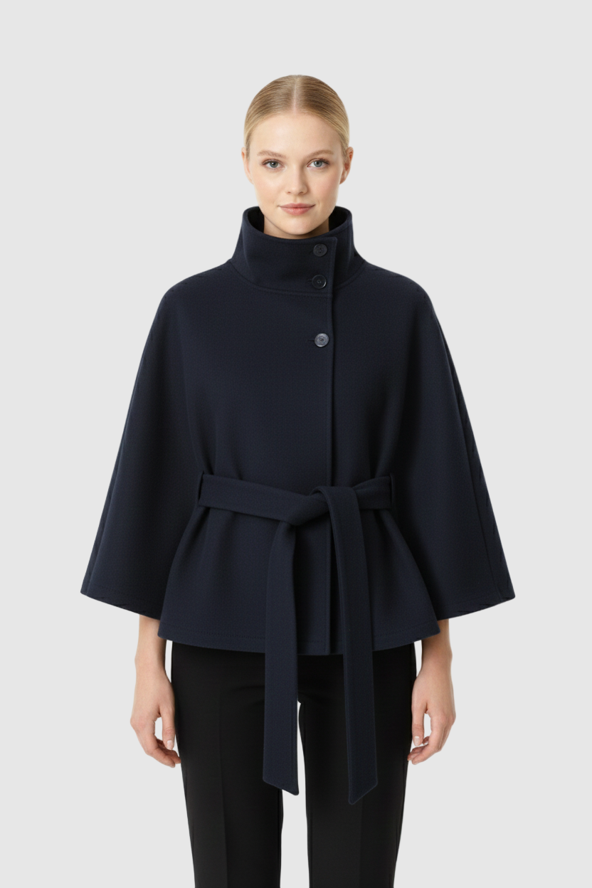 Manteau Femme Hiver à Col Élégant – Manteau Chaud Chic Coupe Féminine, Style Intemporel