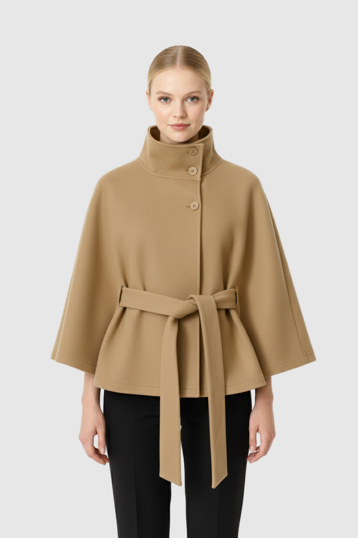 Manteau Femme Hiver à Col Élégant – Manteau Chaud Chic Coupe Féminine, Style Intemporel