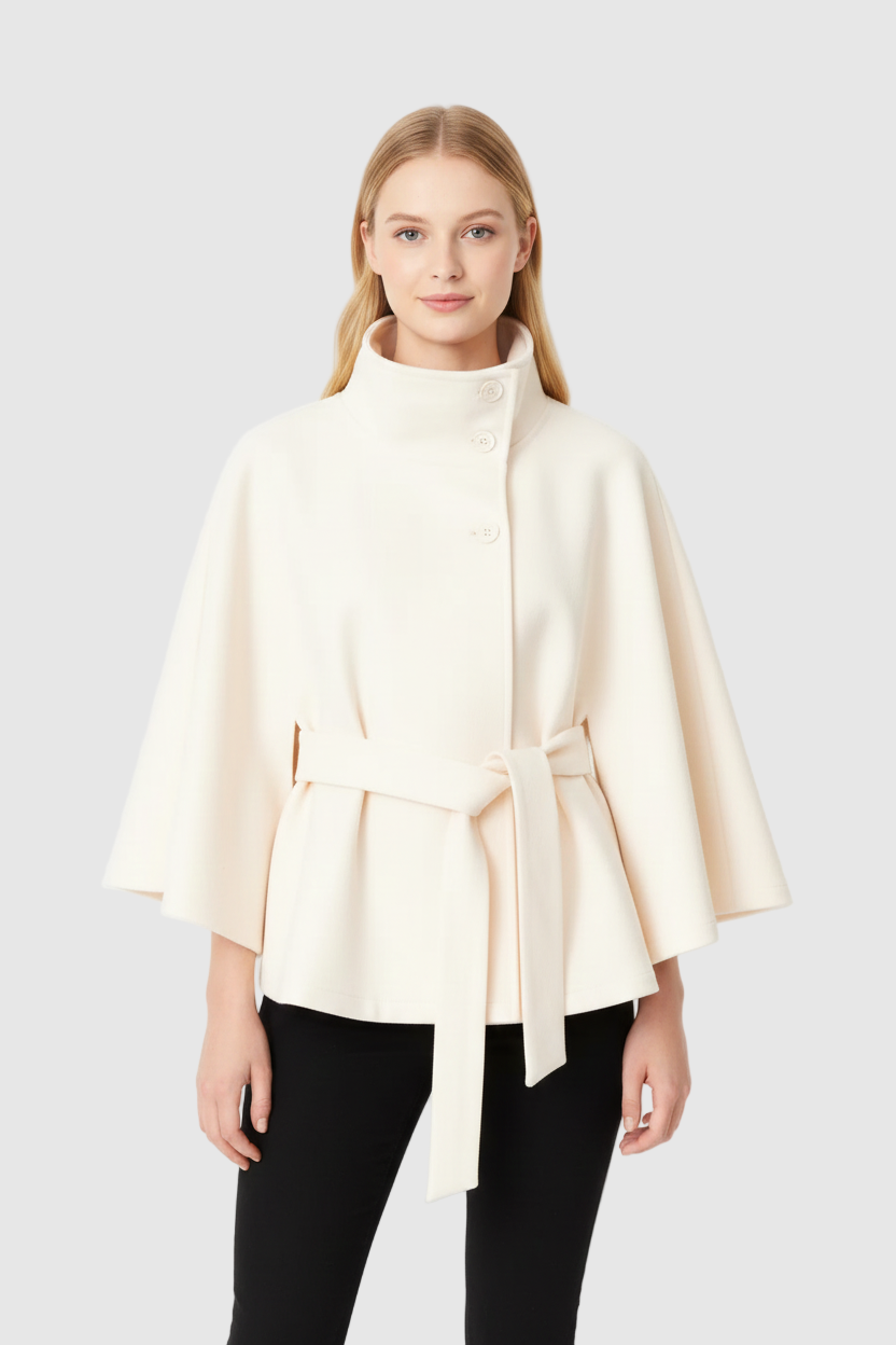 Manteau Femme Hiver à Col Élégant – Manteau Chaud Chic Coupe Féminine, Style Intemporel