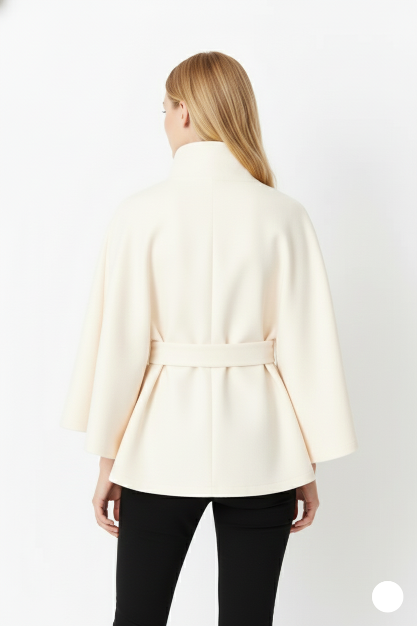 Manteau Femme Hiver à Col Élégant – Manteau Chaud Chic Coupe Féminine, Style Intemporel