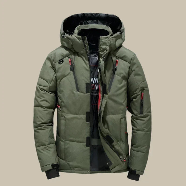 Alexander Veste d’Hiver Homme – Manteau Chaud et Coupe-Vent avec Doublure Thermique