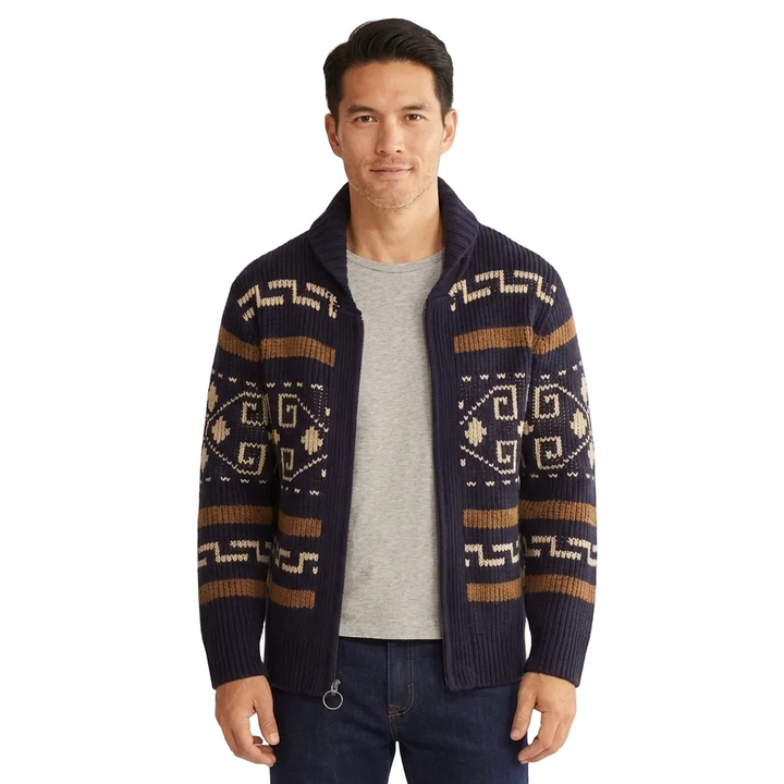 Ziam Gilet Zippé Homme en Laine Mélangée – Chaud, Moderne &amp; Confort Quotidien