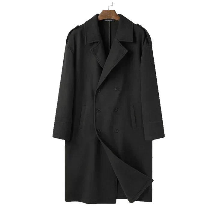 Michael Manteau Long Homme – Coupe Ample Confortable &amp; Fermeture Frontale Pratique