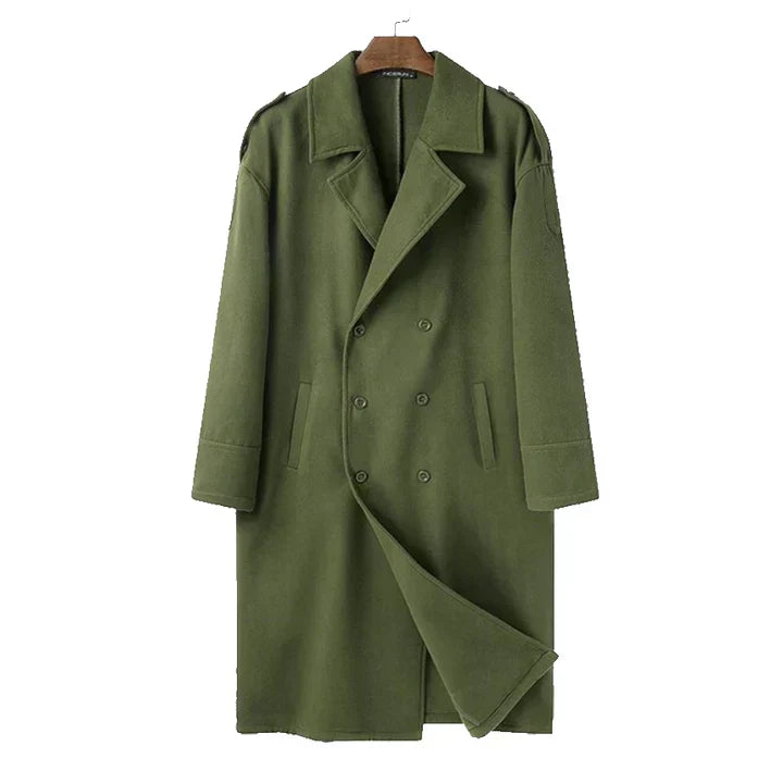 Michael Manteau Long Homme – Coupe Ample Confortable &amp; Fermeture Frontale Pratique