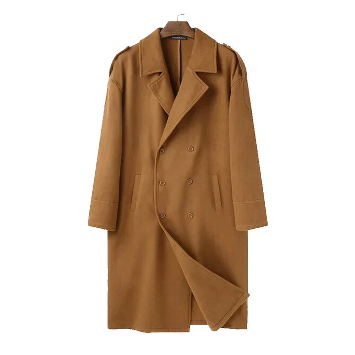 Michael Manteau Long Homme – Coupe Ample Confortable &amp; Fermeture Frontale Pratique