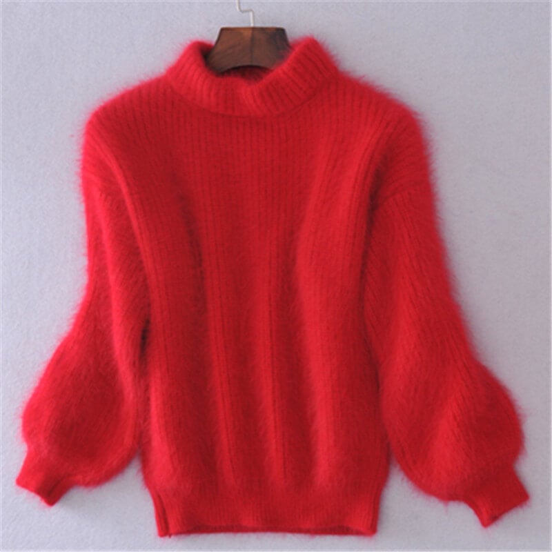 Emilie Pull Femme – Pull en Laine Tricoté Lâche Confortable &amp; Élégant au Style Moderne