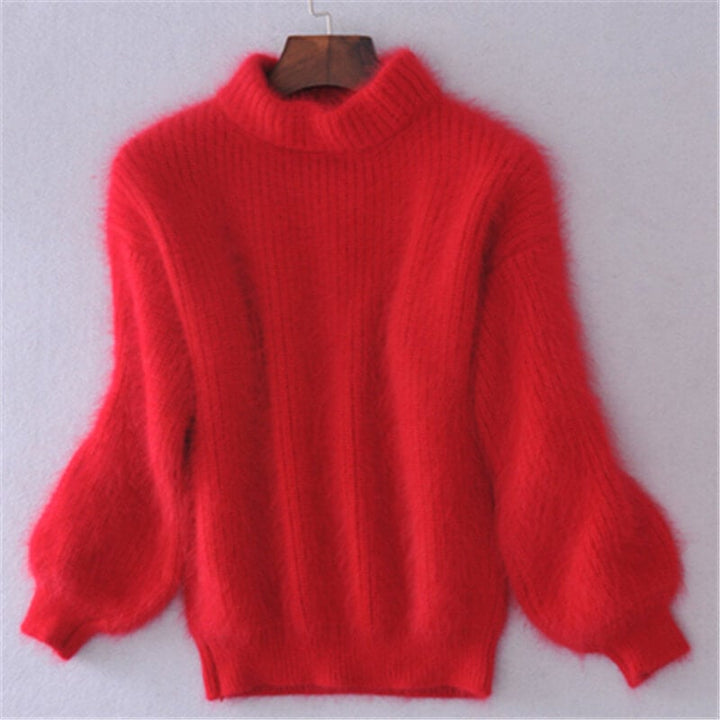 Emilie Pull Femme – Pull en Laine Tricoté Lâche Confortable &amp; Élégant au Style Moderne
