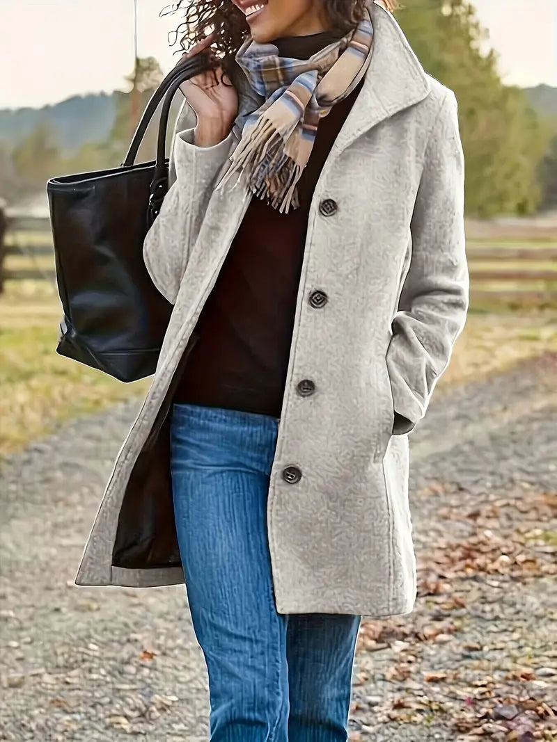Brianna Manteau Femme – Manteau d’Hiver Élégant avec Doublure Chaude &amp; Coupe Féminine