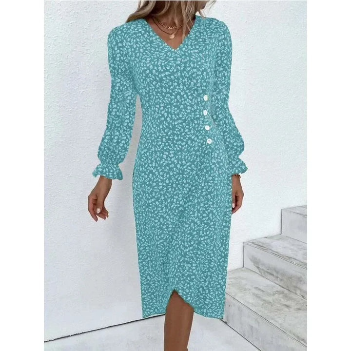 Amandine - Robe Fleurie Élégante Et Raffinée - Auvoire Paris