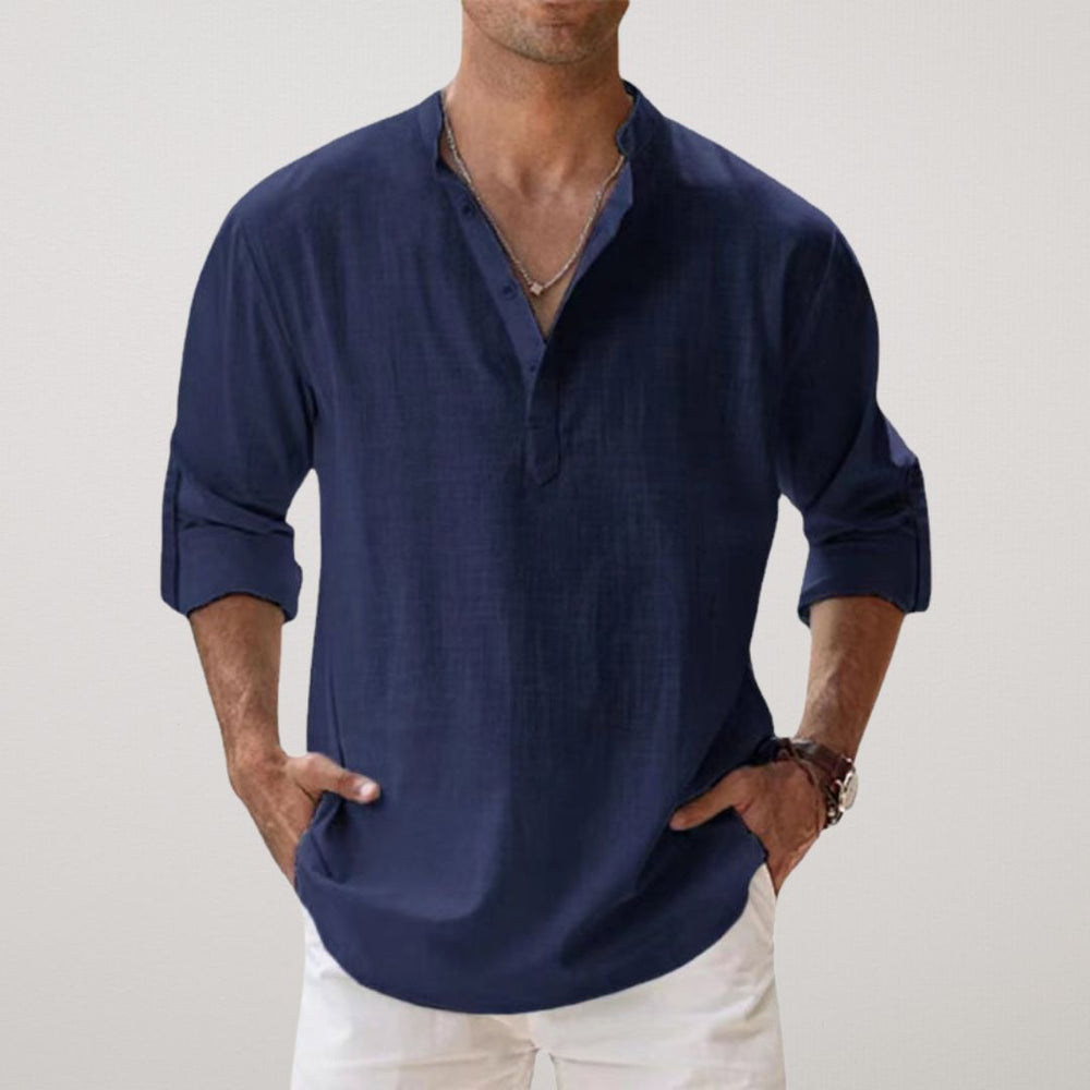 Antoine - Chemise en Lin Décontractée Homme - Auvoire Paris