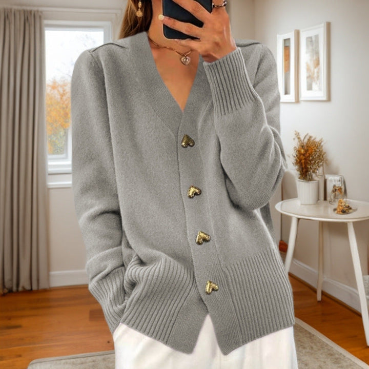 Lana Gilet Femme en Maille – Cardigan Sans Manches en Tissu Doux &amp; Luxueux pour Toutes Saisons