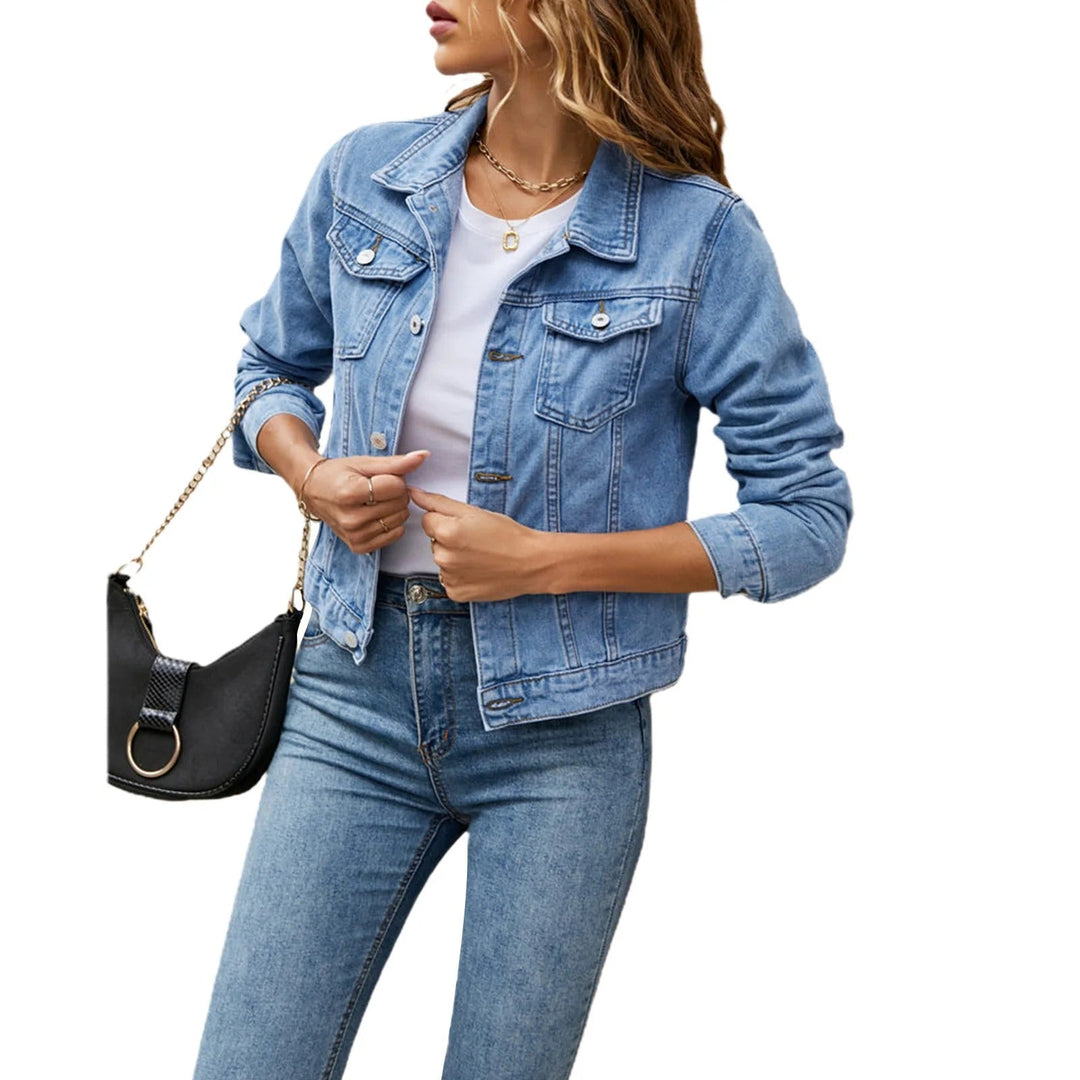 Charlotte | Veste en Jean avec Boutons