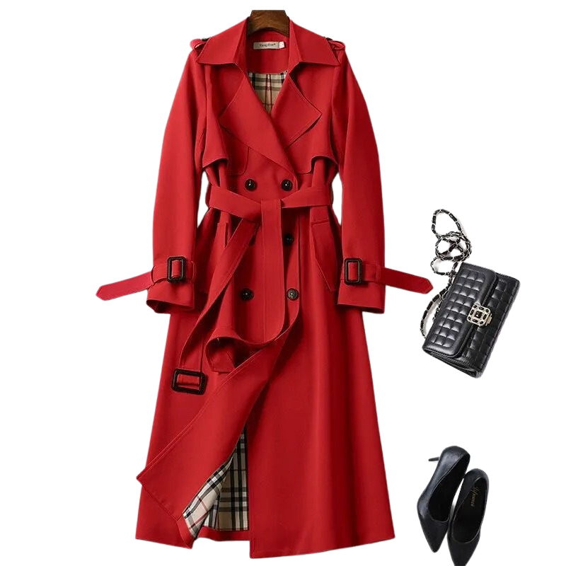 Christai | Manteau Long Femme | Veste Boutonnée