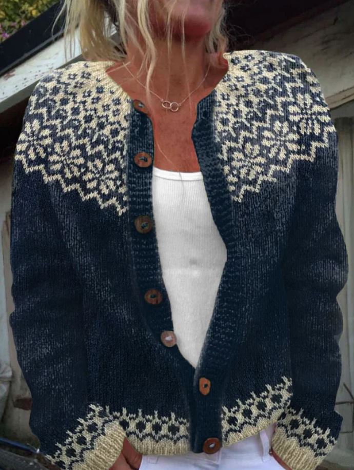 Hadley | Cardigan en Tricot Vintage