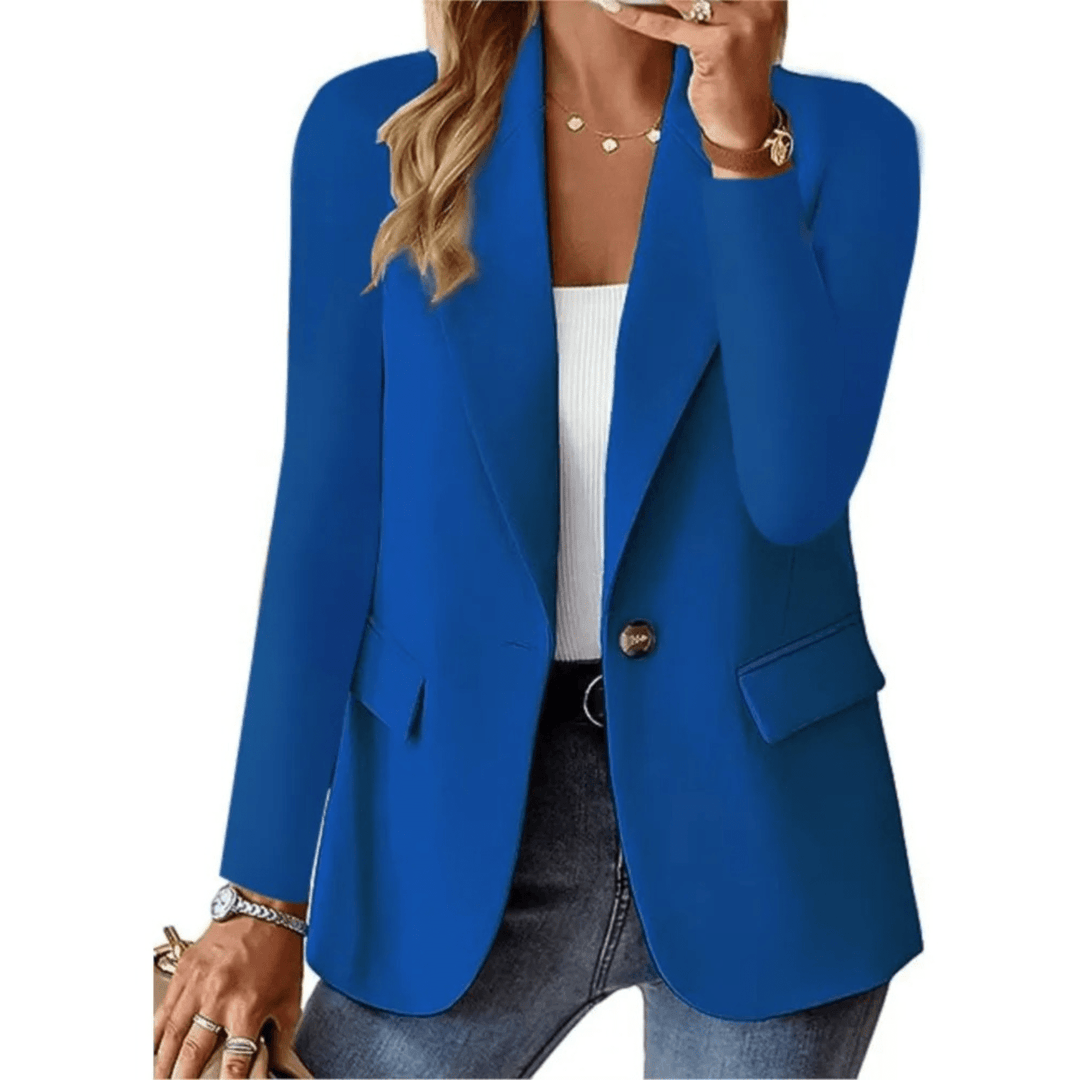 Iliana Blazer Femme – Chic Long à Manches, Élégant &amp; Polyvalent pour Toutes Occasions