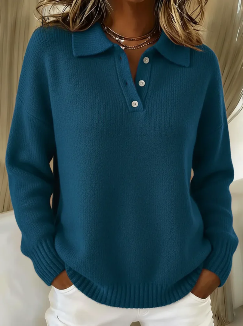 CHLOÉ | PULL DOUX AVEC COL - Auvoire Paris