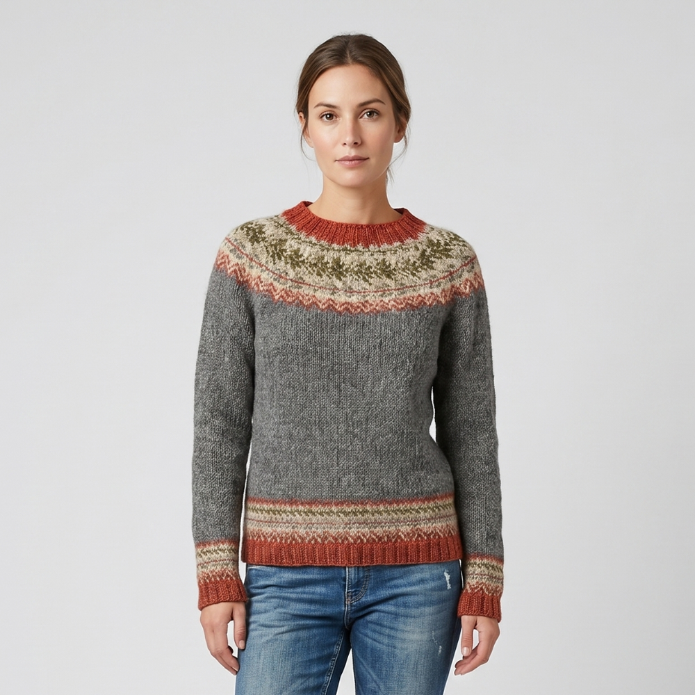 Coutivo - Pull Femme Maille Douce Chaleur Coupe Ample Style Casual Élégant - Auvoire Paris