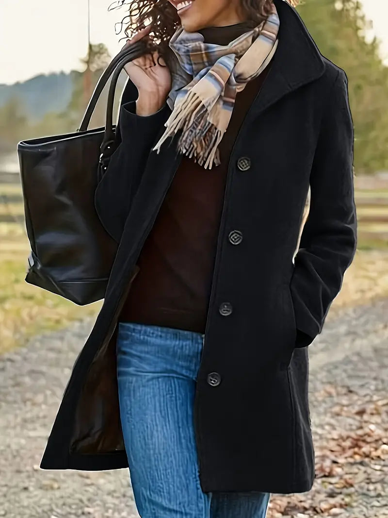 Brianna Manteau Femme – Manteau d’Hiver Élégant avec Doublure Chaude &amp; Coupe Féminine