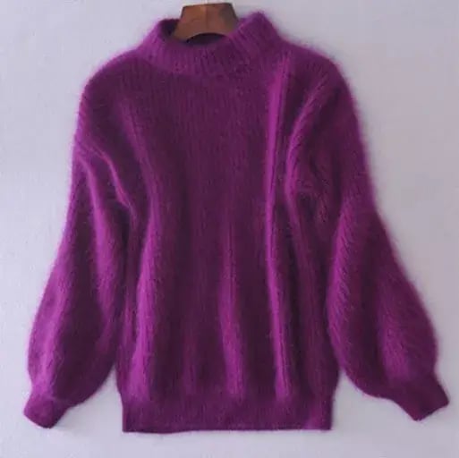 Emilie Pull Femme – Pull en Laine Tricoté Lâche Confortable &amp; Élégant au Style Moderne