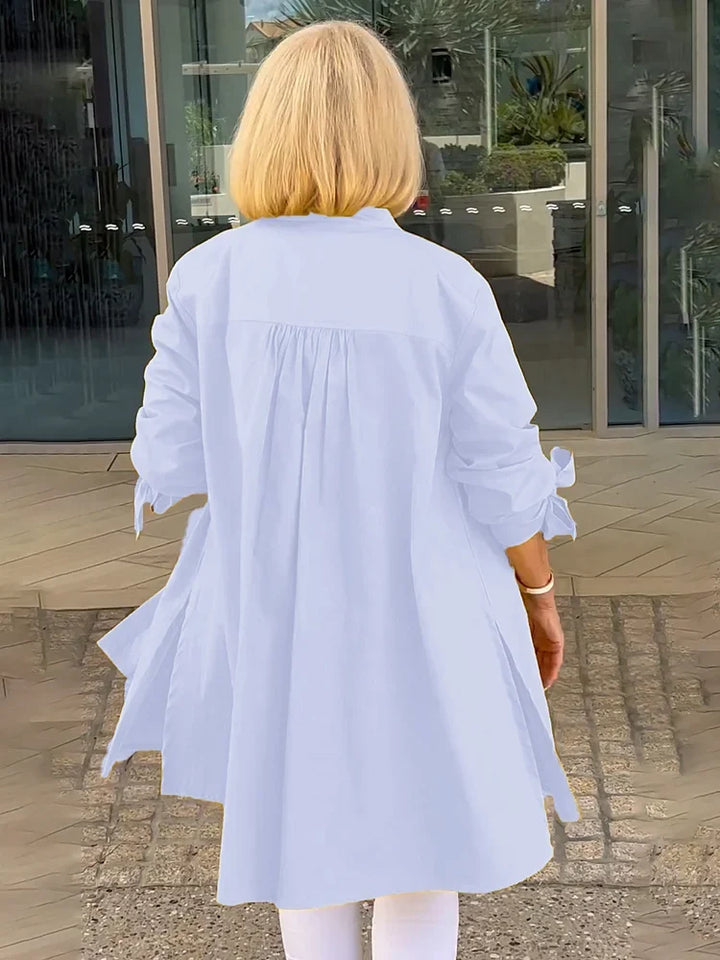 Elliora - Veste en Coton avec Dos Froncé