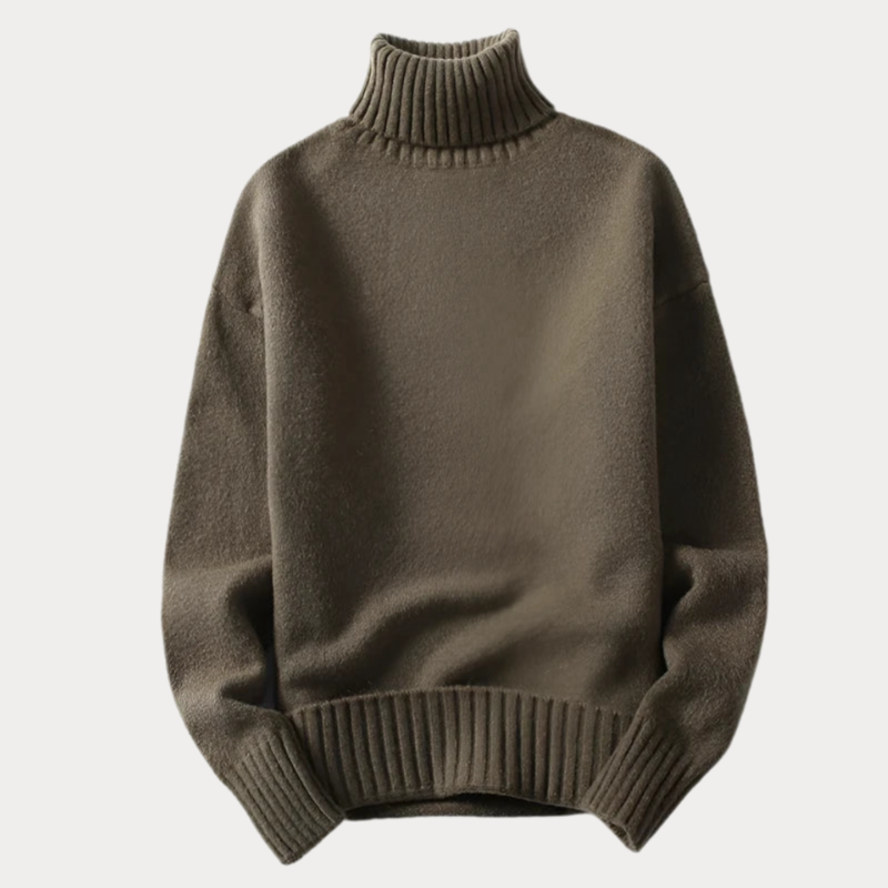 Adrien - Pull Col Roulé Élégant Chic Intemporel Homme