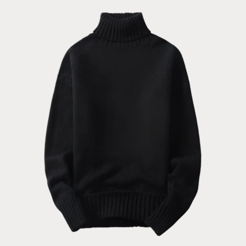 Adrien - Pull Col Roulé Élégant Chic Intemporel Homme