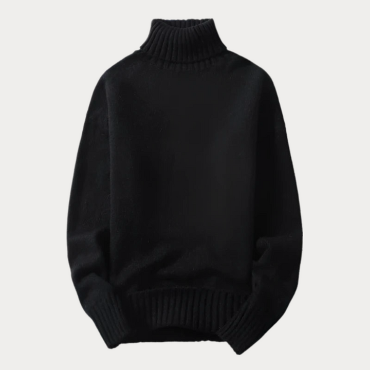 Adrien - Pull Col Roulé Élégant Chic Intemporel Homme