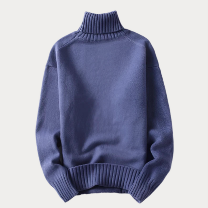 Adrien - Pull Col Roulé Élégant Chic Intemporel Homme
