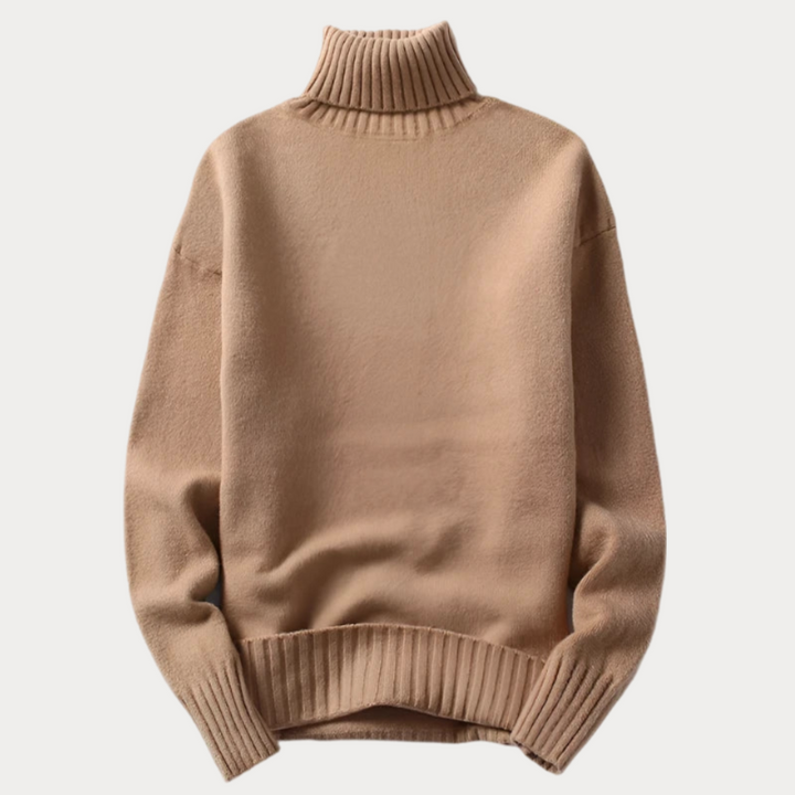 Adrien - Pull Col Roulé Élégant Chic Intemporel Homme